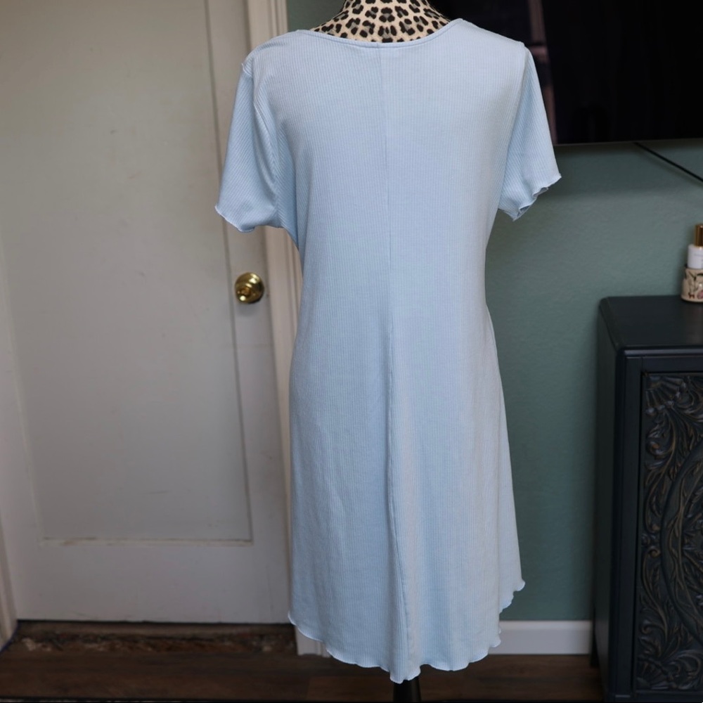 Baby Blue Ribbed Skater - Picture 5 of 11